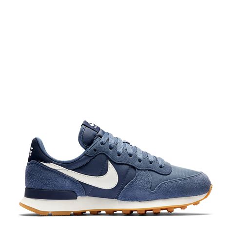 nike internationalist beige blauw